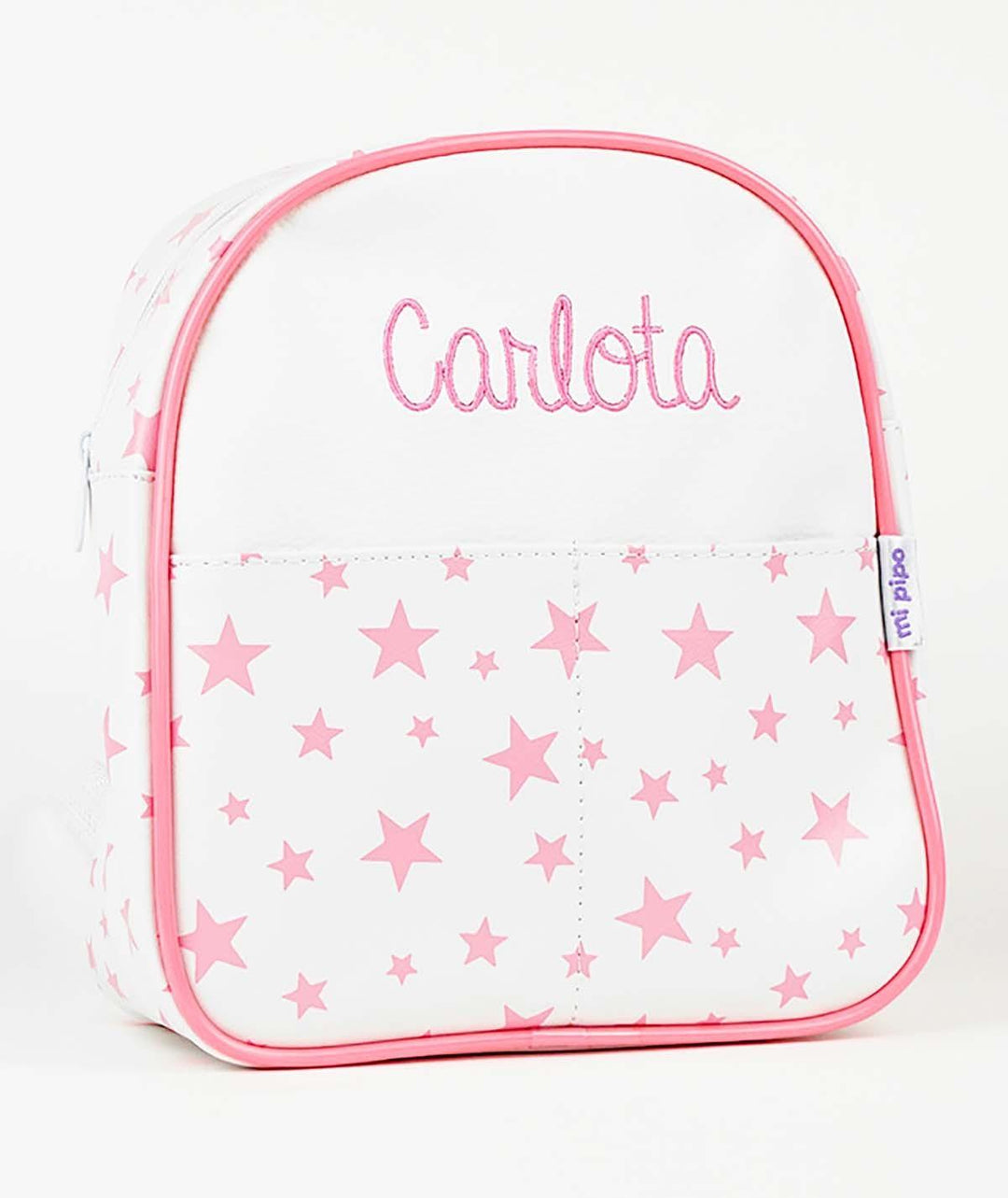Mochila Personalizada Polipiel Estrellas Rosa Mi Pipo - Nanetes #