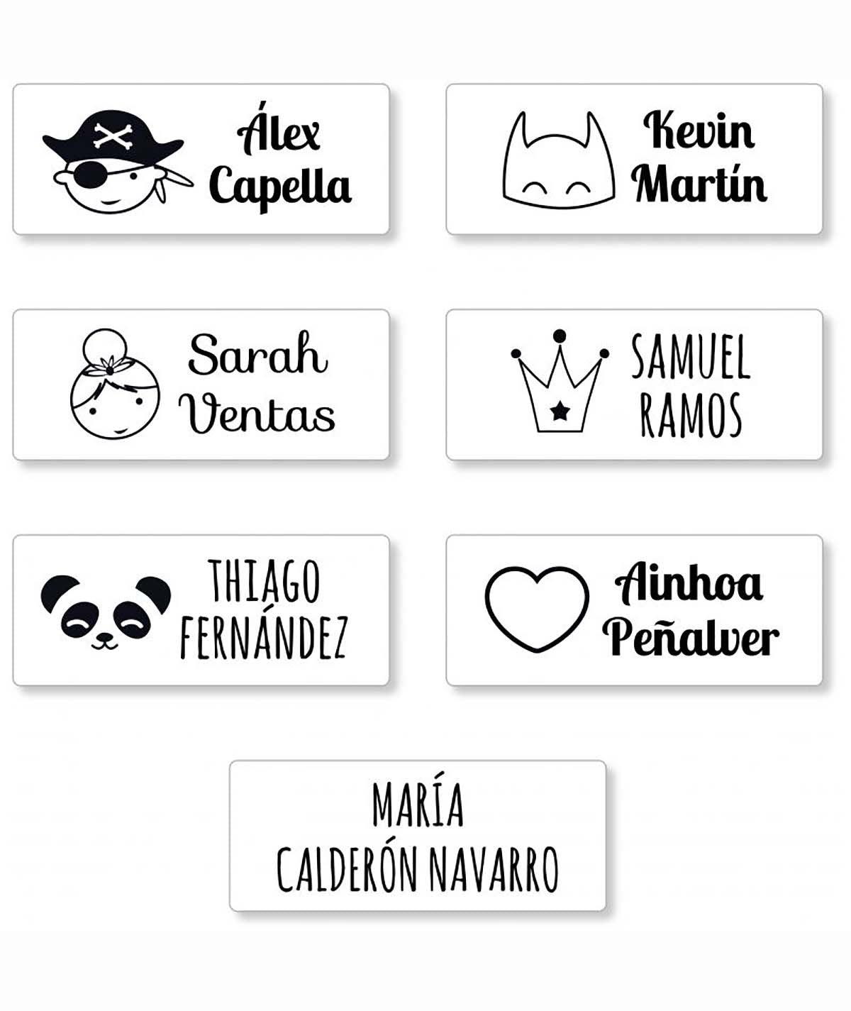 Sello con Cinta Marcaprendas Personalizado Mi pipo - Nanetes #
