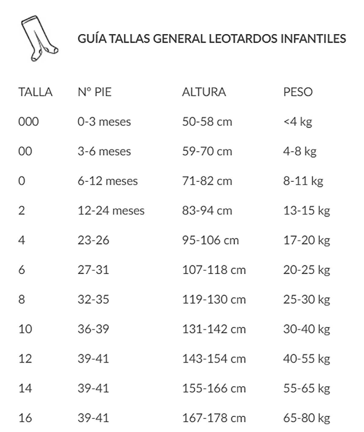 Leotardo Liso Condor Color 230 Gris Claro - Nanetes