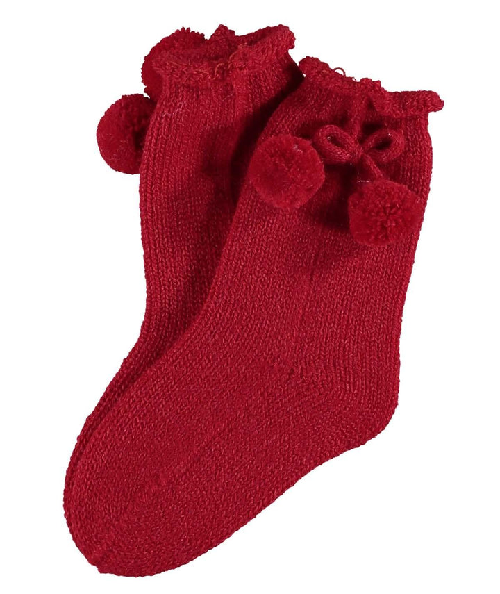 Calcetines Bebé Pompones Borlas Invierno Juliana J4196 - Nanetes #
