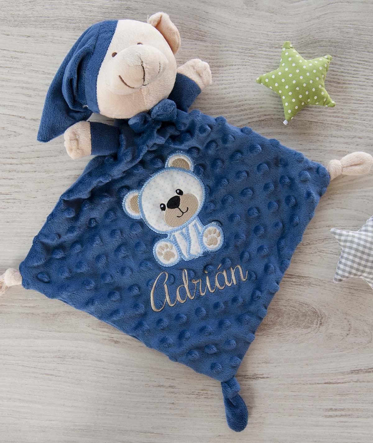 Dou Dou Personalizado Bebé Osito Tela Nanetes - Nanetes #