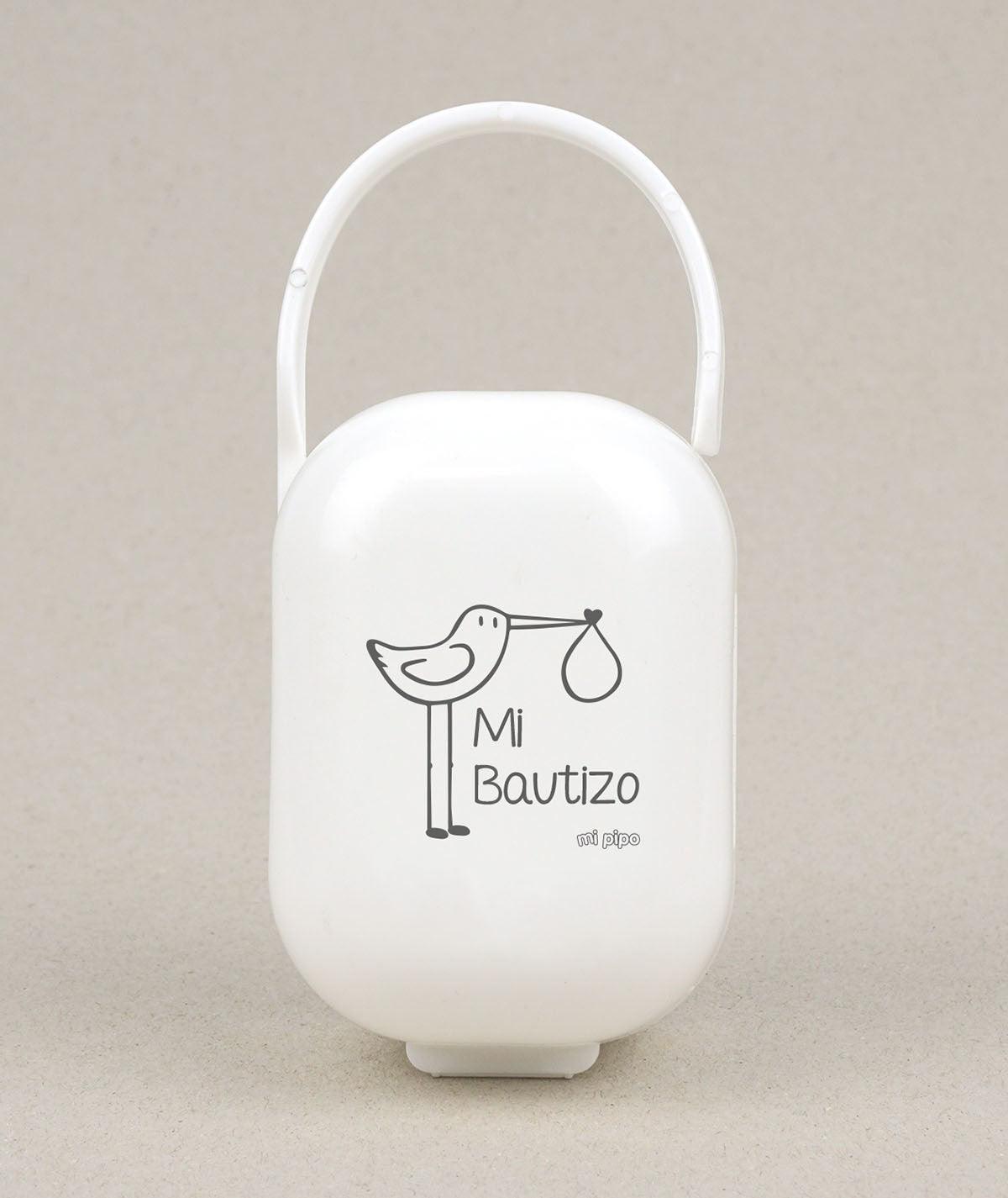 Caja Portachupetes Divertida Mi Bautizo Mi Pipo - Nanetes #