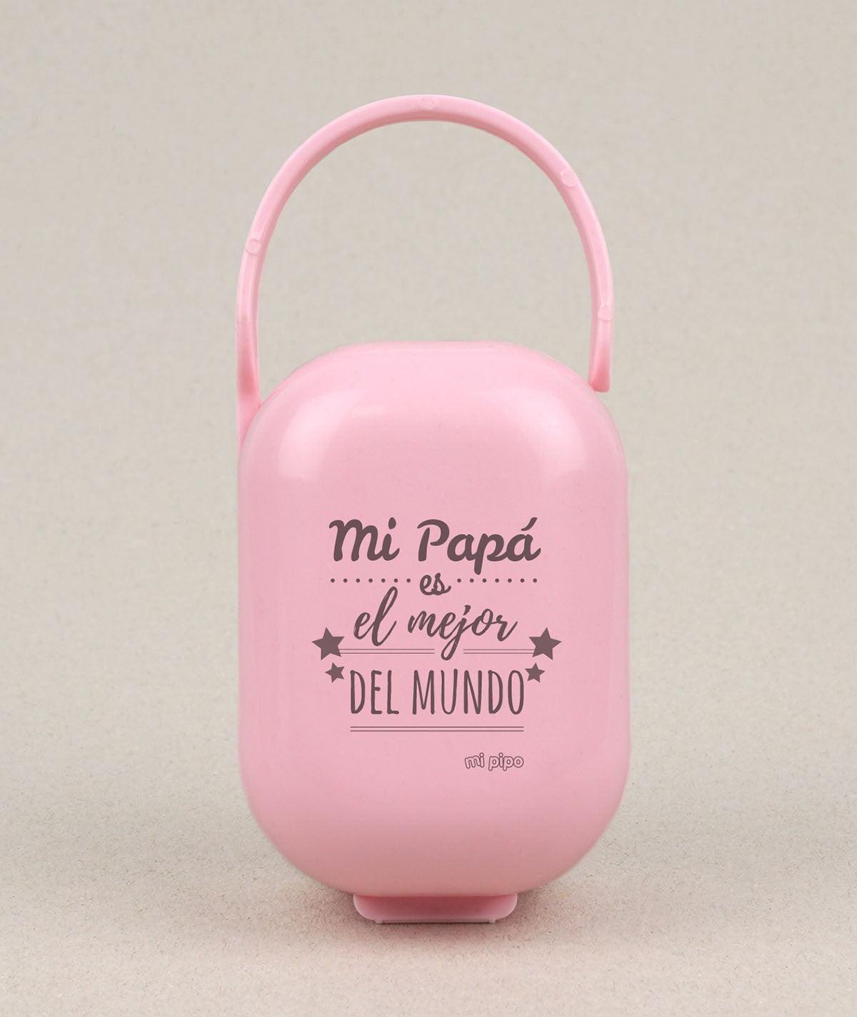 Caja Portachupetes Divertida Mi Papá el mejor Mi Pipo - Nanetes #