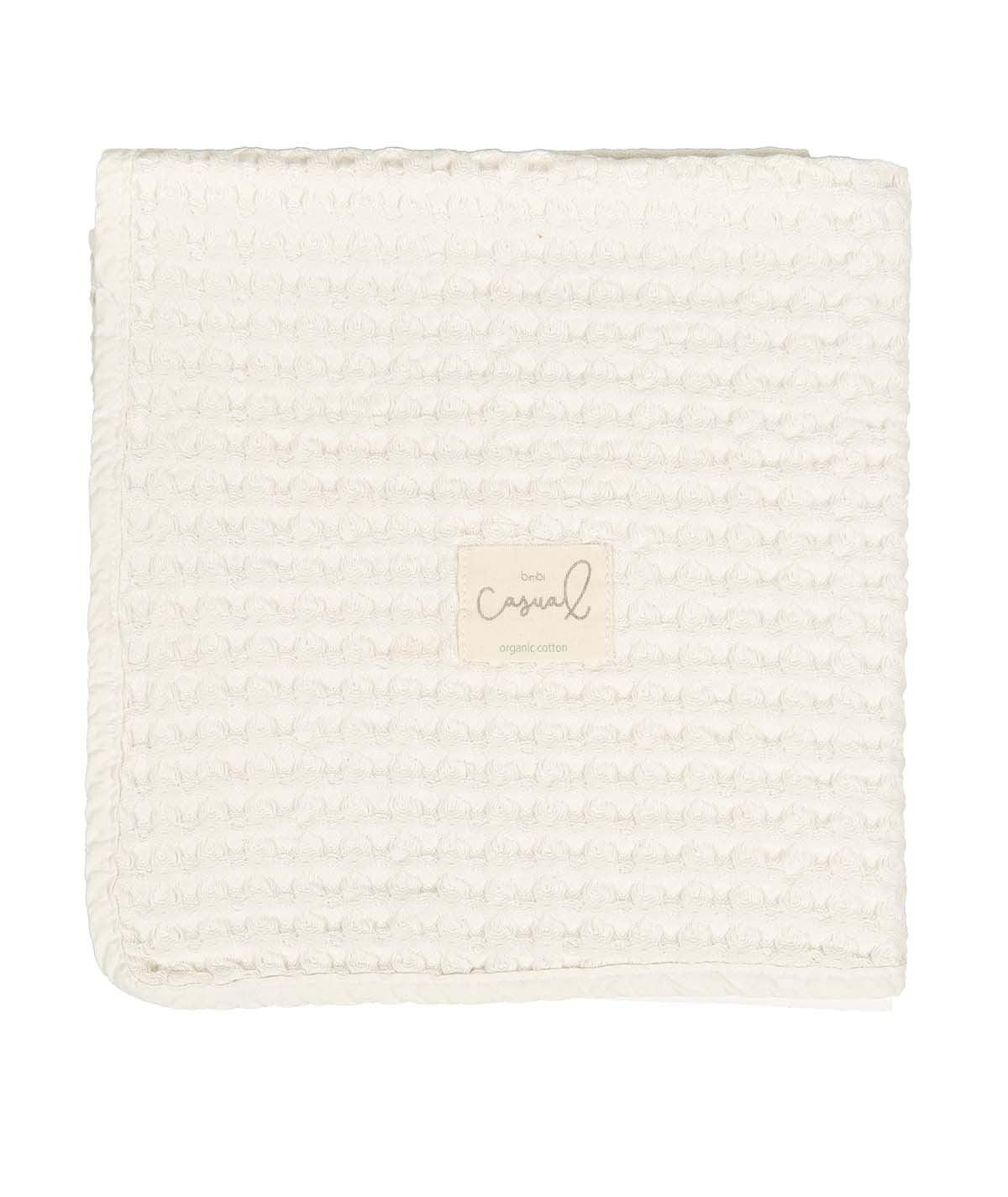 Manta Crochet Algodon Bimbi Casual Beige - Nanetes #