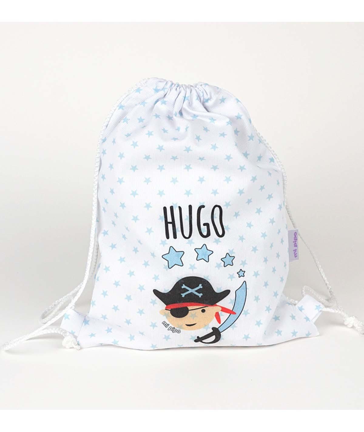 Bolsa Tela Niños Petate Personalizado Mi Pipo Pirata - Nanetes #
