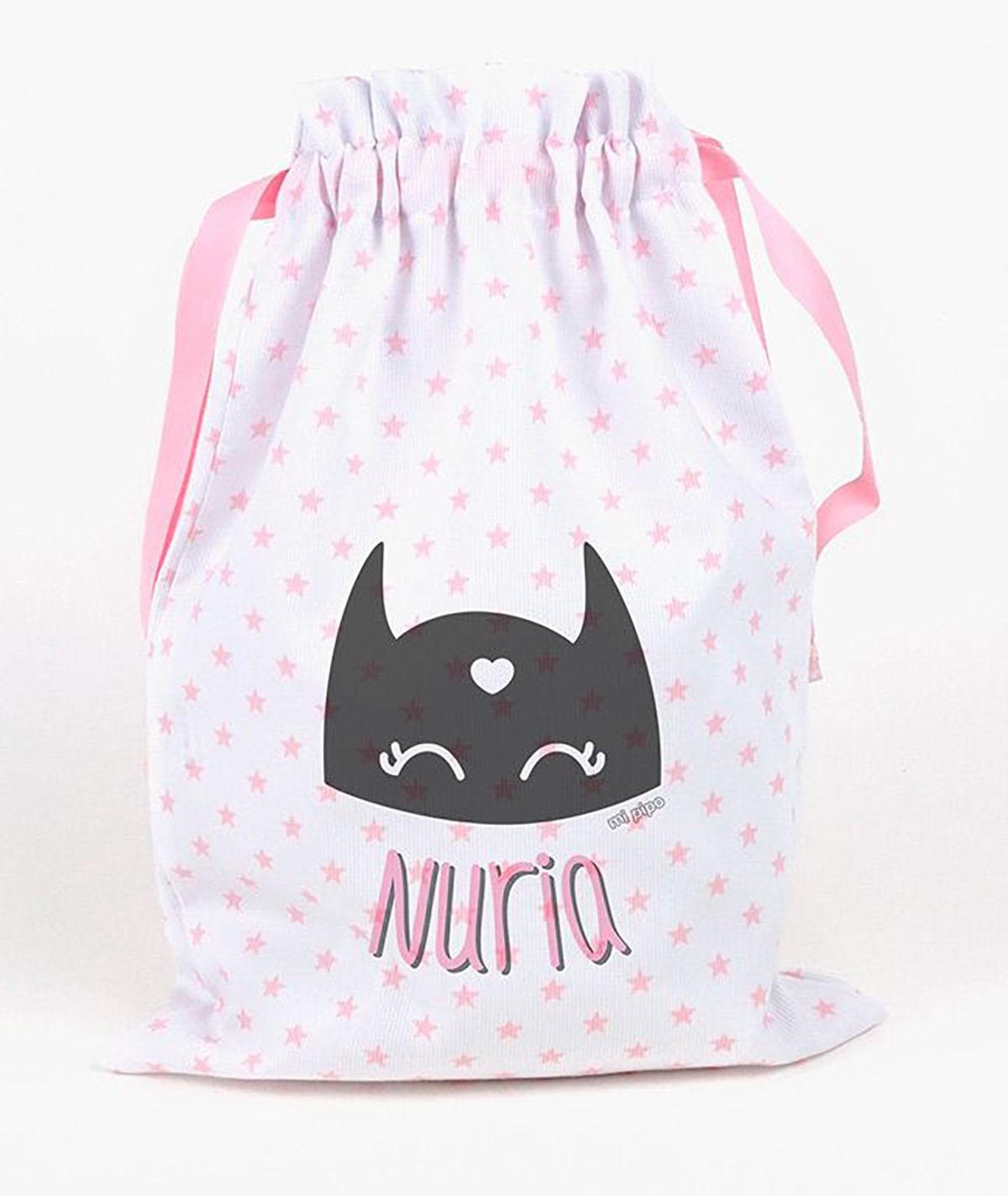 Bolsa Tela Niños Personalizada Saquito Mi Pipo Máscara - Nanetes #