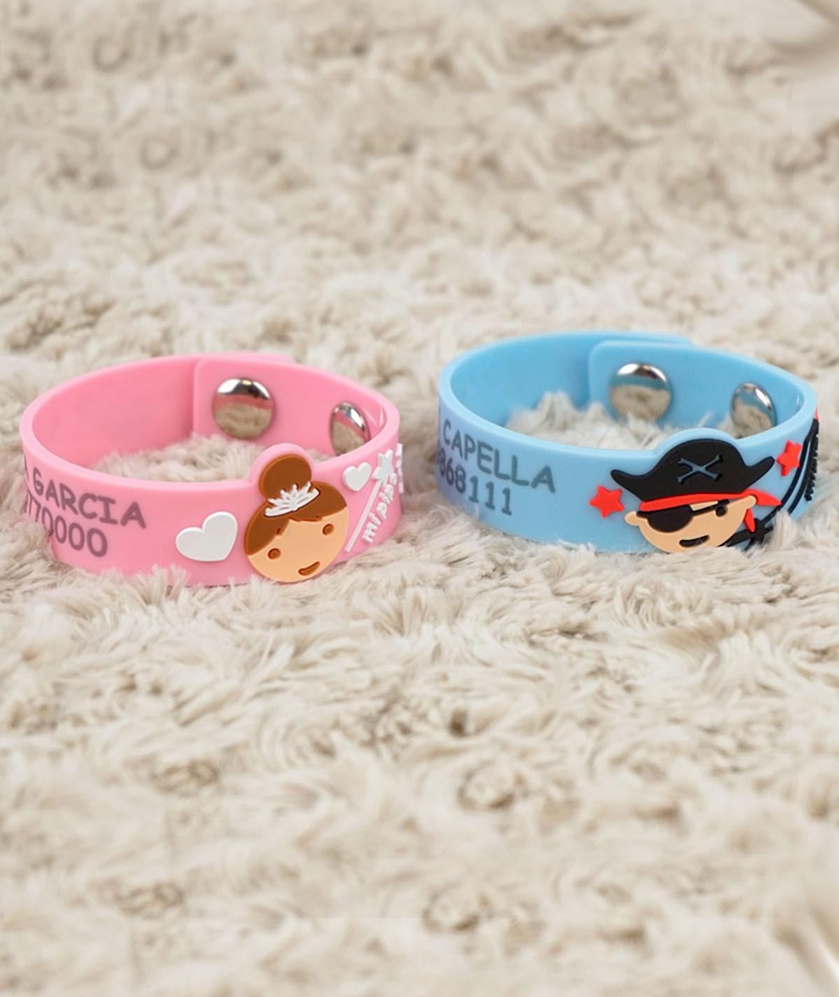 Pulseras Identificativas Niños Personalizada Mi Pipo Hada - Nanetes #