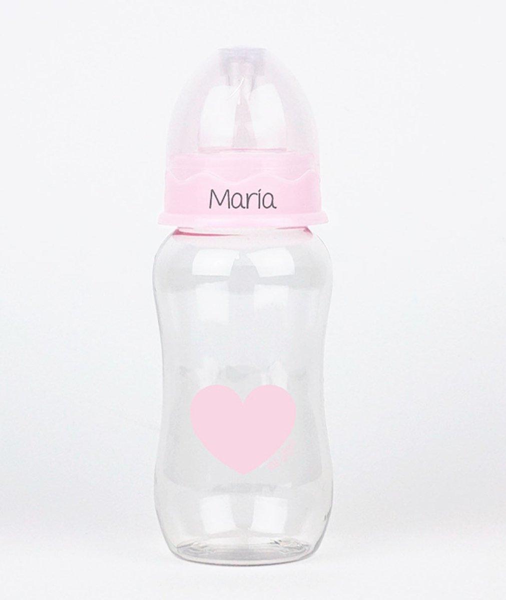 Biberón Personalizado 300 ml Mi Pipo Corazón y Estrella - Nanetes #