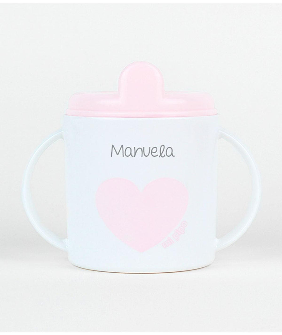 Vaso Antigoteo Taza Mi Pipo Corazón Rosa - Nanetes #