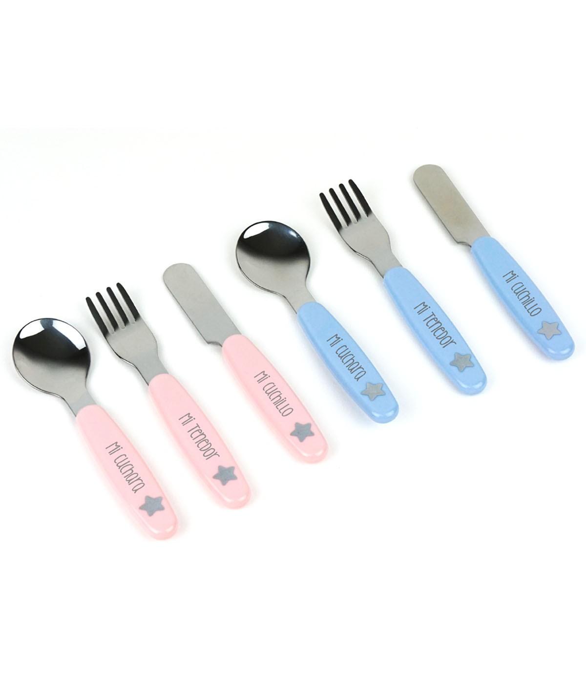 Cubiertos Infantiles Personalizados Mi Pipo Estrella - Nanetes #