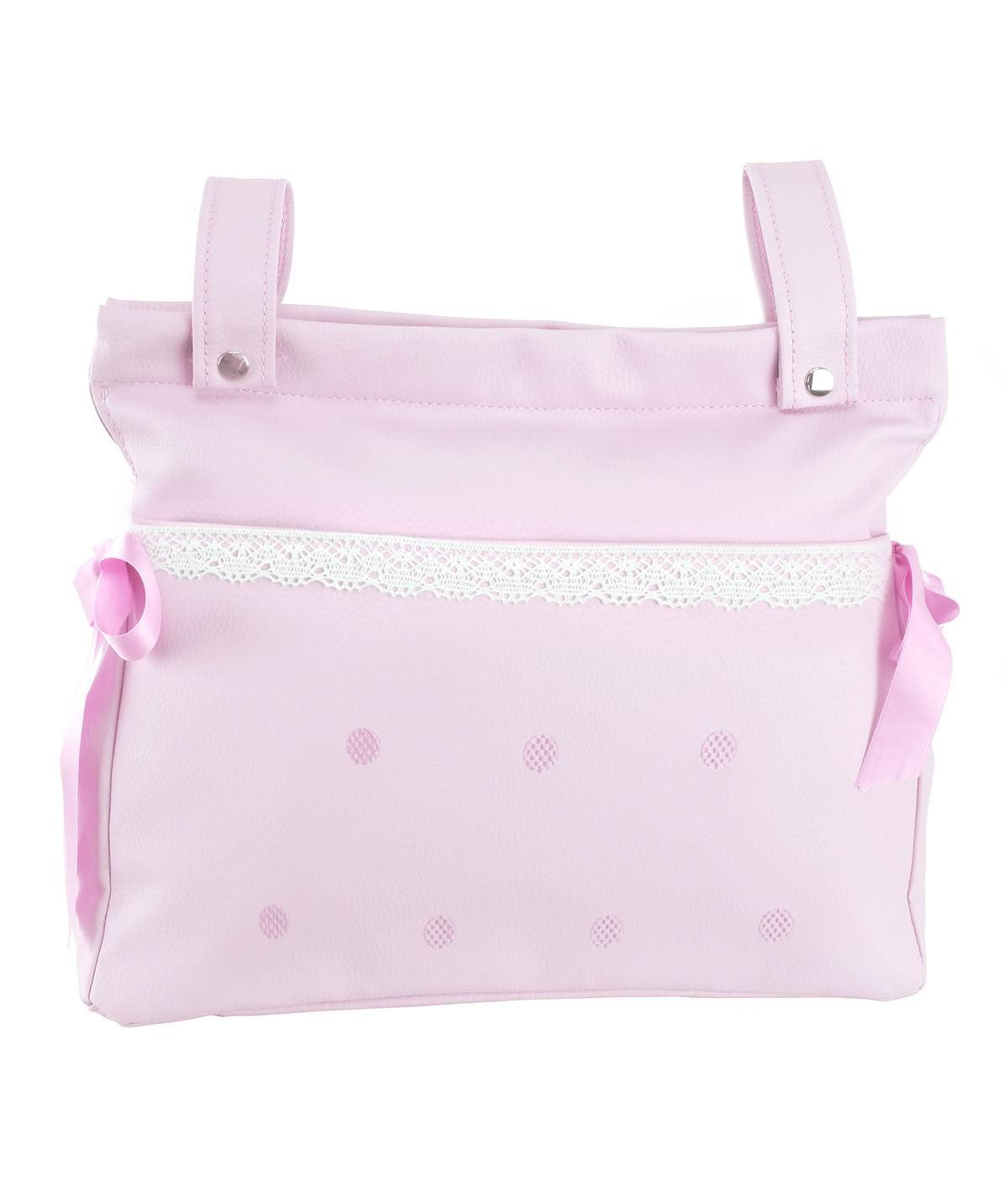 Bolso Panera Carro Bebé Andumodin Polipiel Levante Rosa - Nanetes #