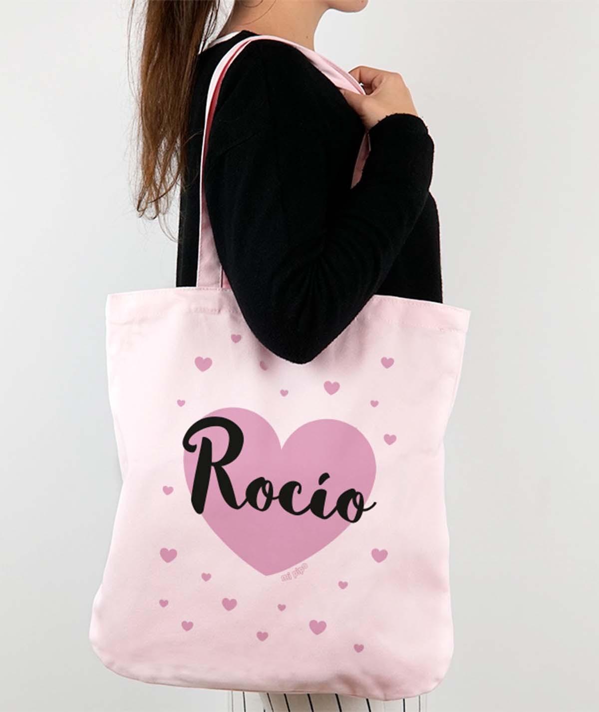 Bolso Tela Personalizado Algodón Orgánico Mi Pipo Corazón - Nanetes #