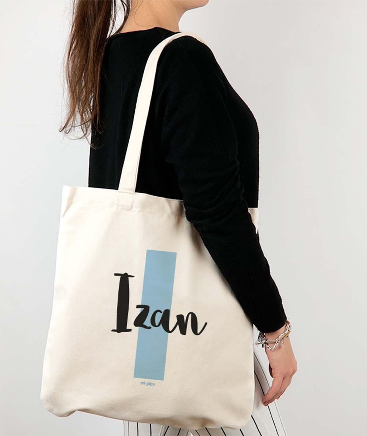 Bolso Tela Personalizado Algodón Mi Pipo Inicial - Nanetes #