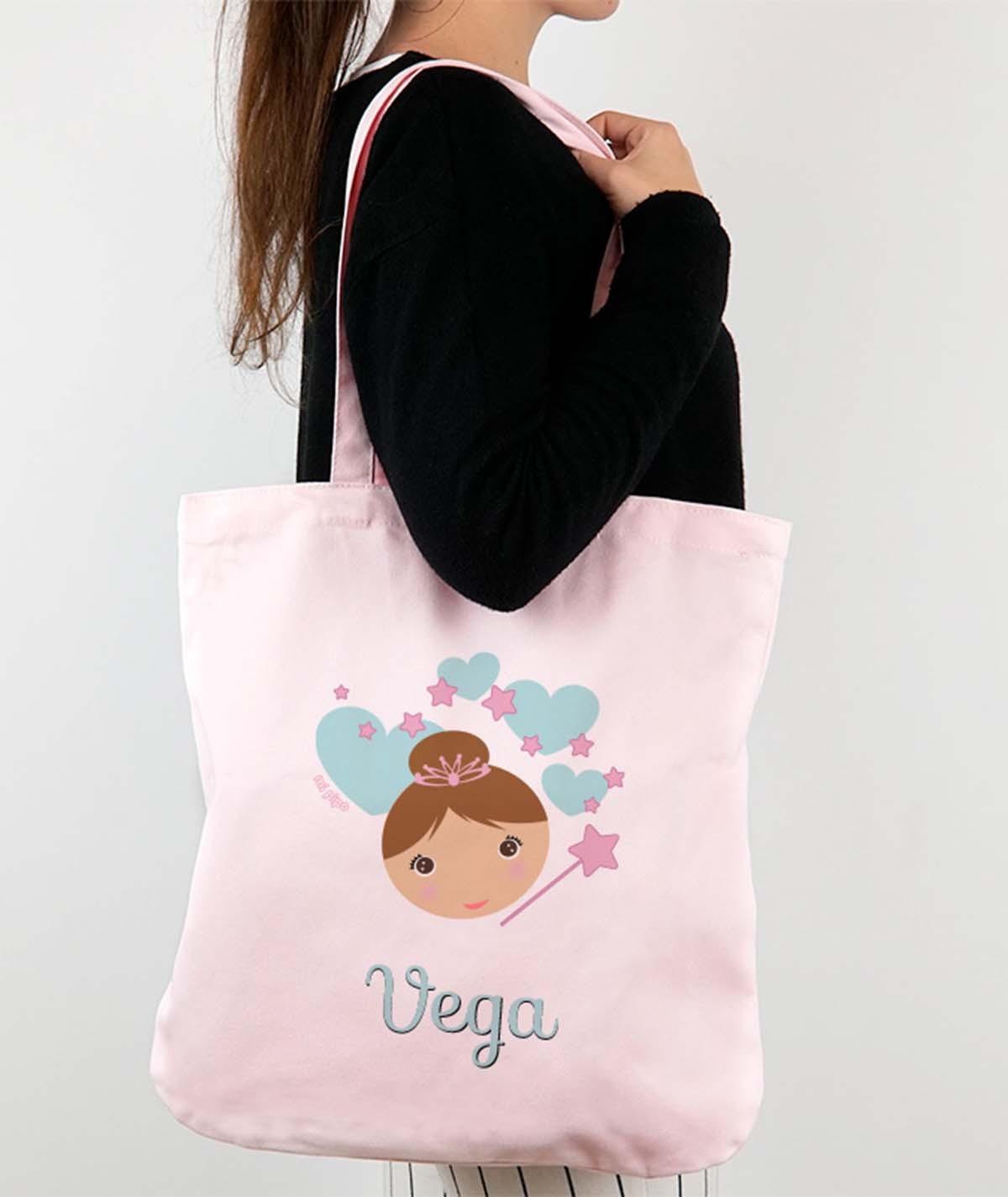 Bolso Tela Personalizado Algodón Orgánico Mi Pipo Hada - Nanetes #