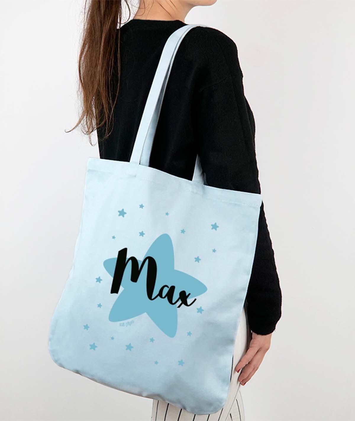 Bolso Tela Personalizado Algodón Orgánico Mi Pipo Estrella - Nanetes #