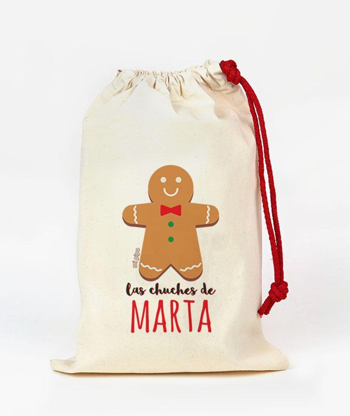 Bolsa para Chuches Tela Personalizado Mi Pipo Galleta Jengibre - Nanetes #