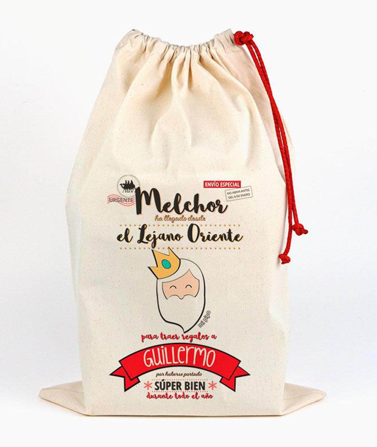 Saco Guarda Juguetes Personalizado Mi Pipo Navidad Melchor - Nanetes #