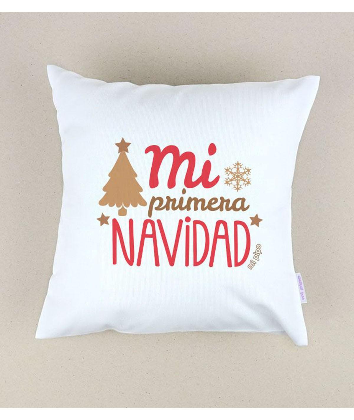 Cojín Personalizado Infantil Navidad Mi Pipo Mi Primera Navidad - Nanetes #