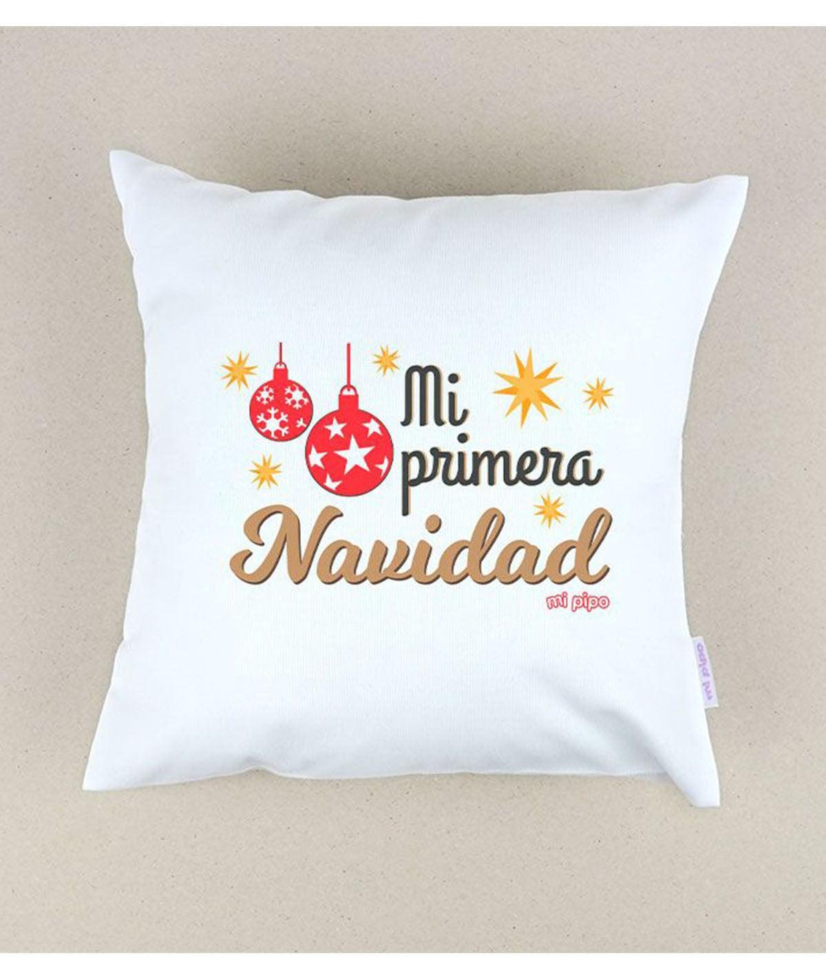 Cojín Personalizado Infantil Navidad Mi Pipo Mi Primera Navidad - Nanetes #