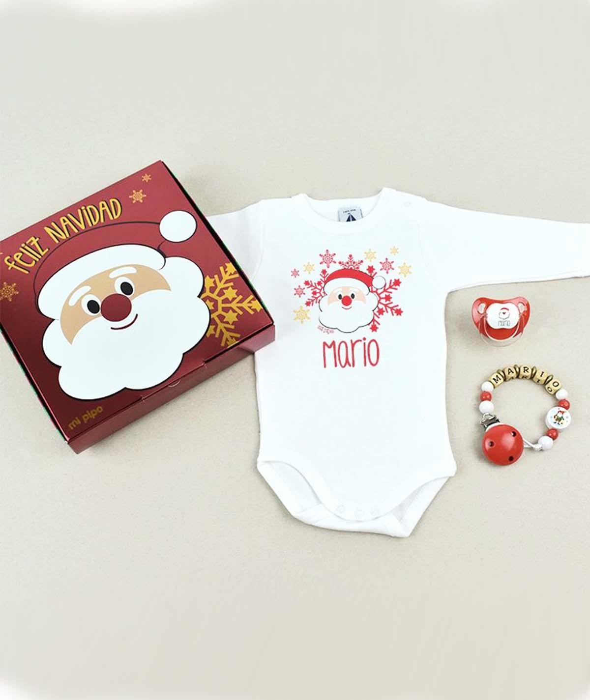 Caja Regalo Personalizada Feliz Navidad Papá Noel Mi Pipo - Nanetes #
