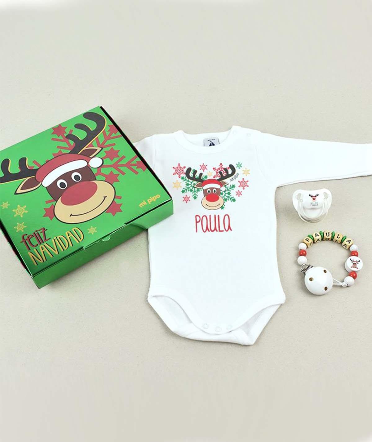 Caja Regalo Personalizada Feliz Navidad Rudolph Mi Pipo - Nanetes #