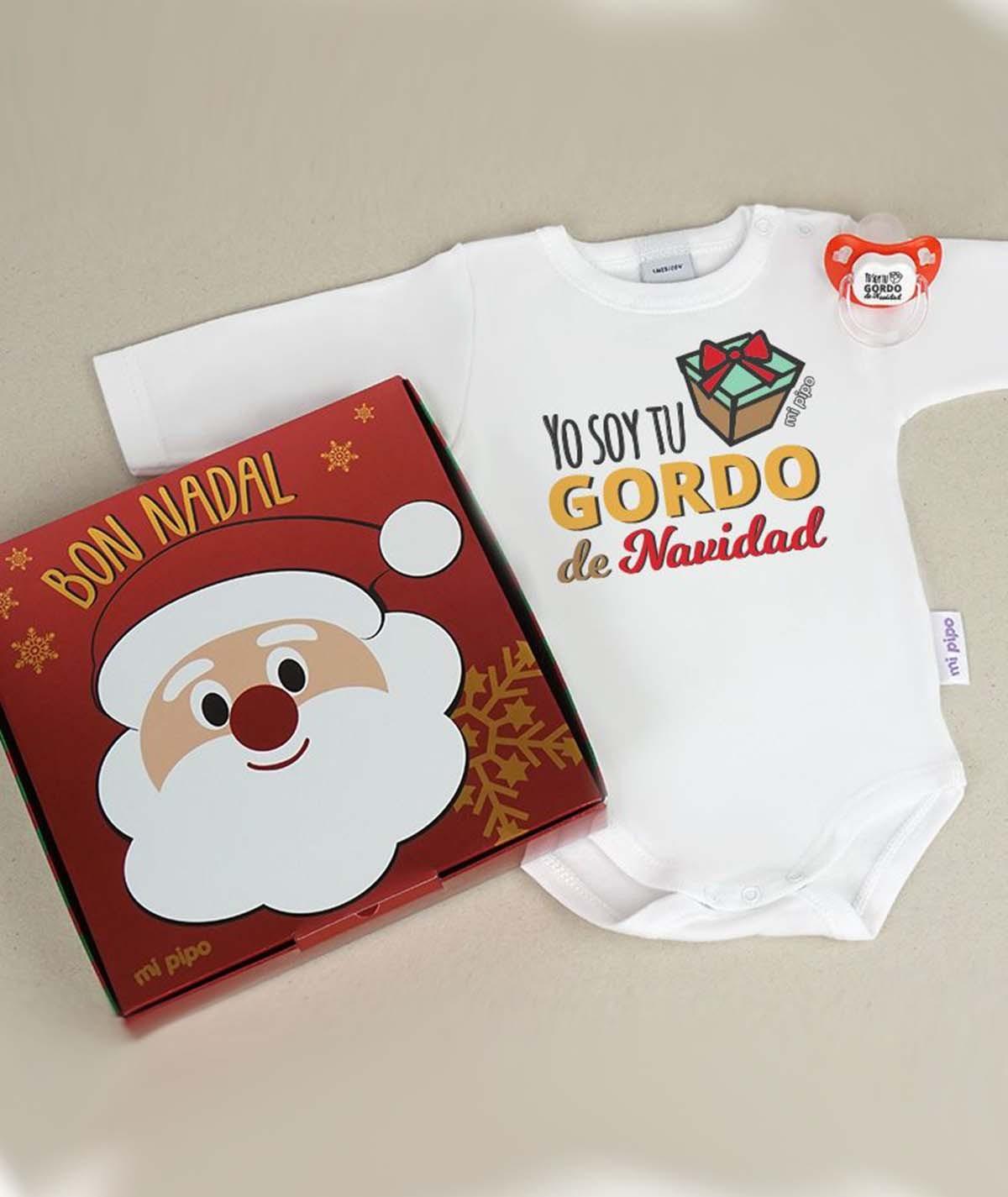 Caja Regalo Navidad Yo soy tu gordo de Navidad Mi Pipo - Nanetes #