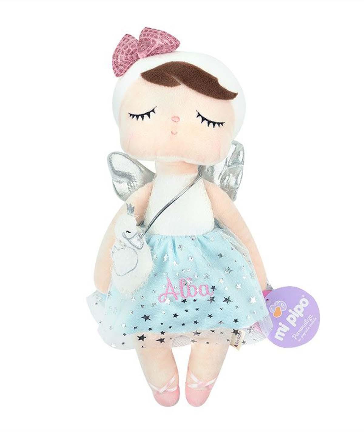 Muñeca Personalizada Metoo Angel Mi Pipo Angela Azul - Nanetes #