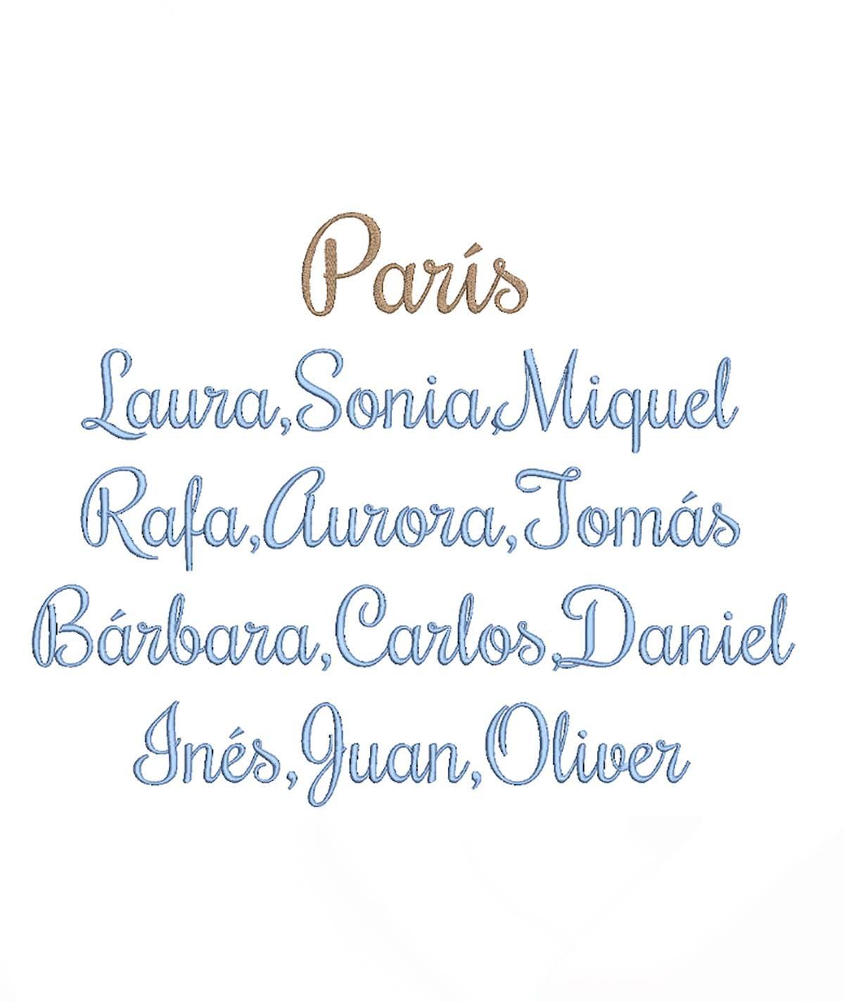 Dou dou Personalizado Bebé Estampado Baby Nanetes