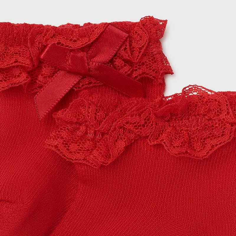 Calcetines Bebé Vestir Recién Nacido Mayoral Rojo - Nanetes #