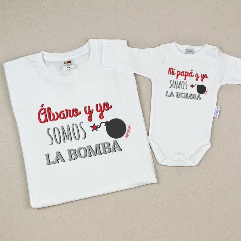 Pack Papá-Hijo/a Somos la Bomba Mi Pipo - Nanetes #