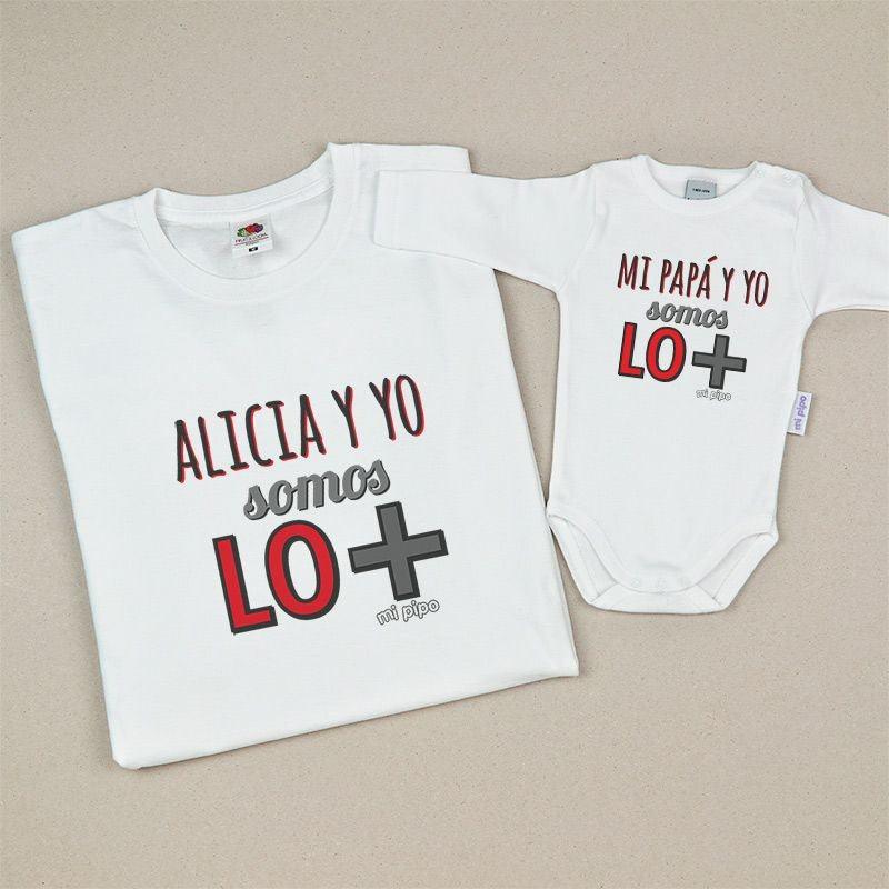 Pack Papá-Hijo/a Somos lo más Mi Pipo - Nanetes #
