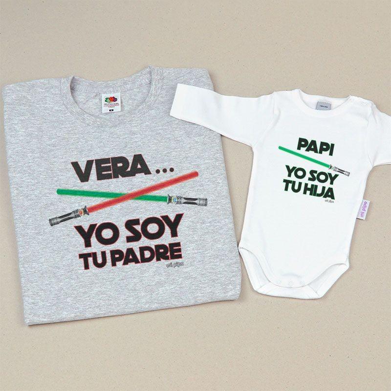 Pack Papá-Hijo/a Yo soy Tu Padre Mi Pipo - Nanetes #