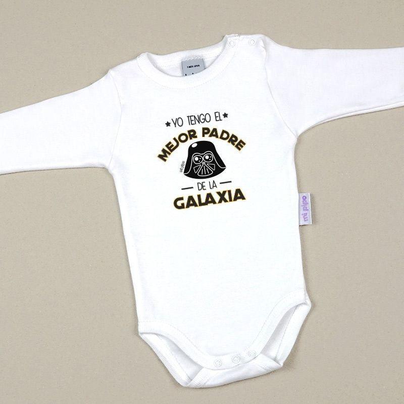 Body Bebé Yo tengo el Mejor Padre de la Galaxia Mi Pipo - Nanetes #