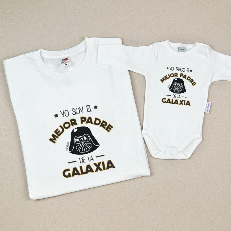 Pack Padre-Hijo/a Mejor Padre de la Galaxia Mi Pipo - Nanetes #