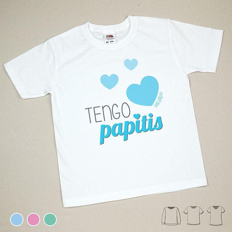 Camiseta o Sudadera Niños Tengo Papitis Mi Pipo - Nanetes #