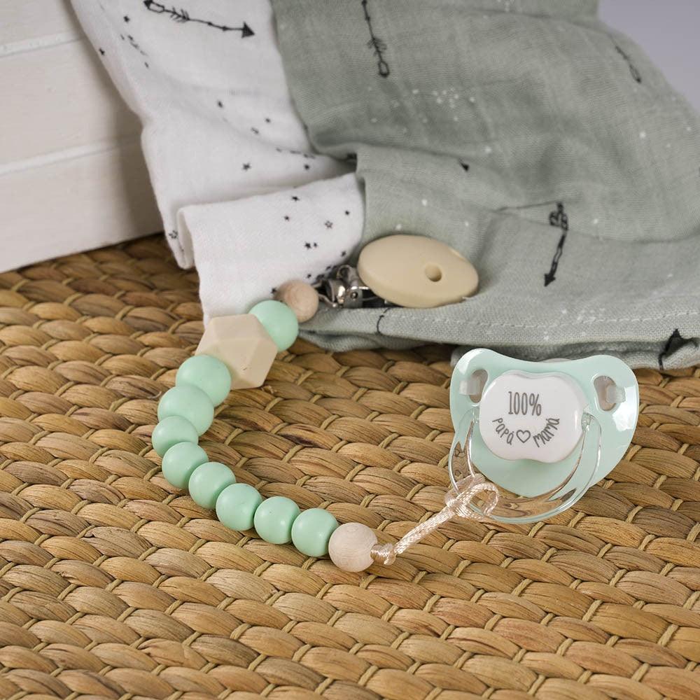 Cesta Regalo Personalizada Primera Puesta Elefante Menta - Nanetes #