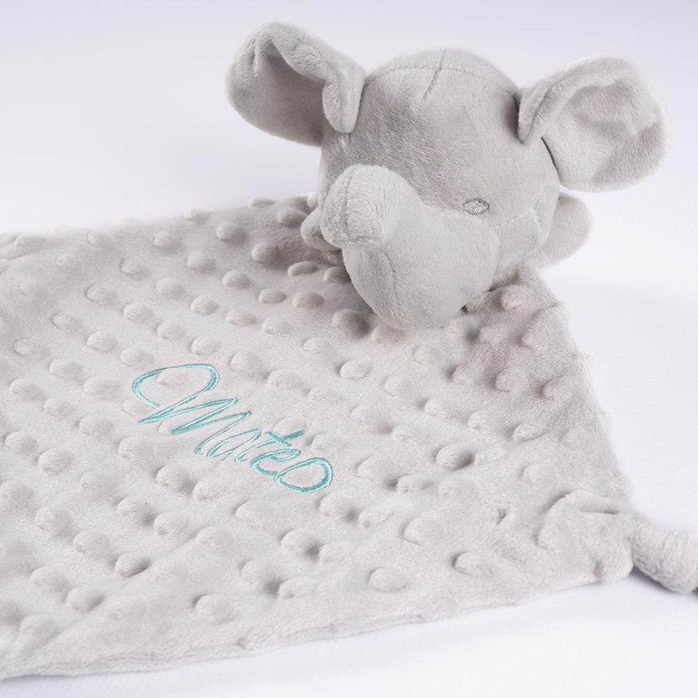 Cesta Regalo Personalizada Primera Puesta Elefante Menta - Nanetes #