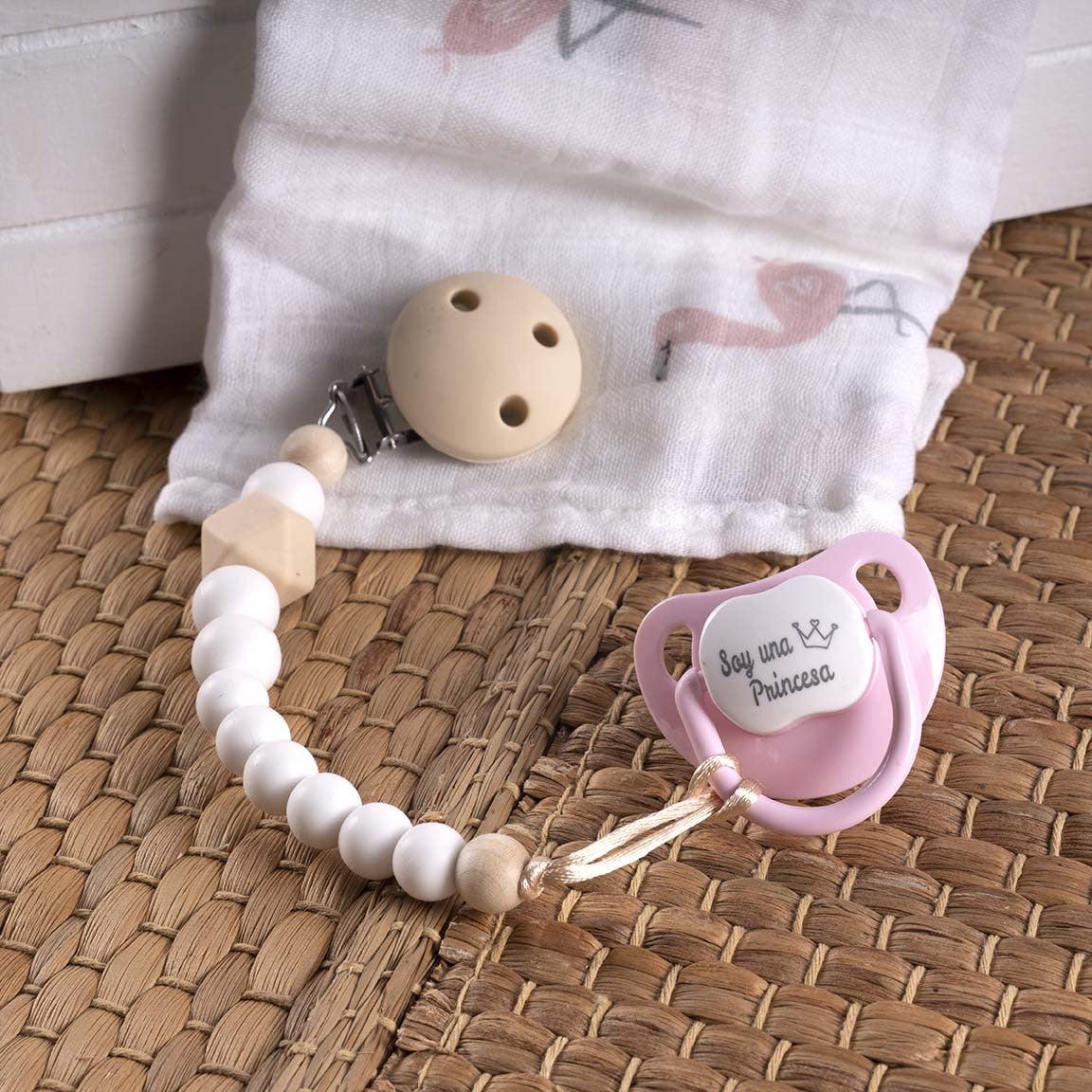 Cesta Regalo Bebé Personalizada Primera Puesta Rosa - Nanetes #