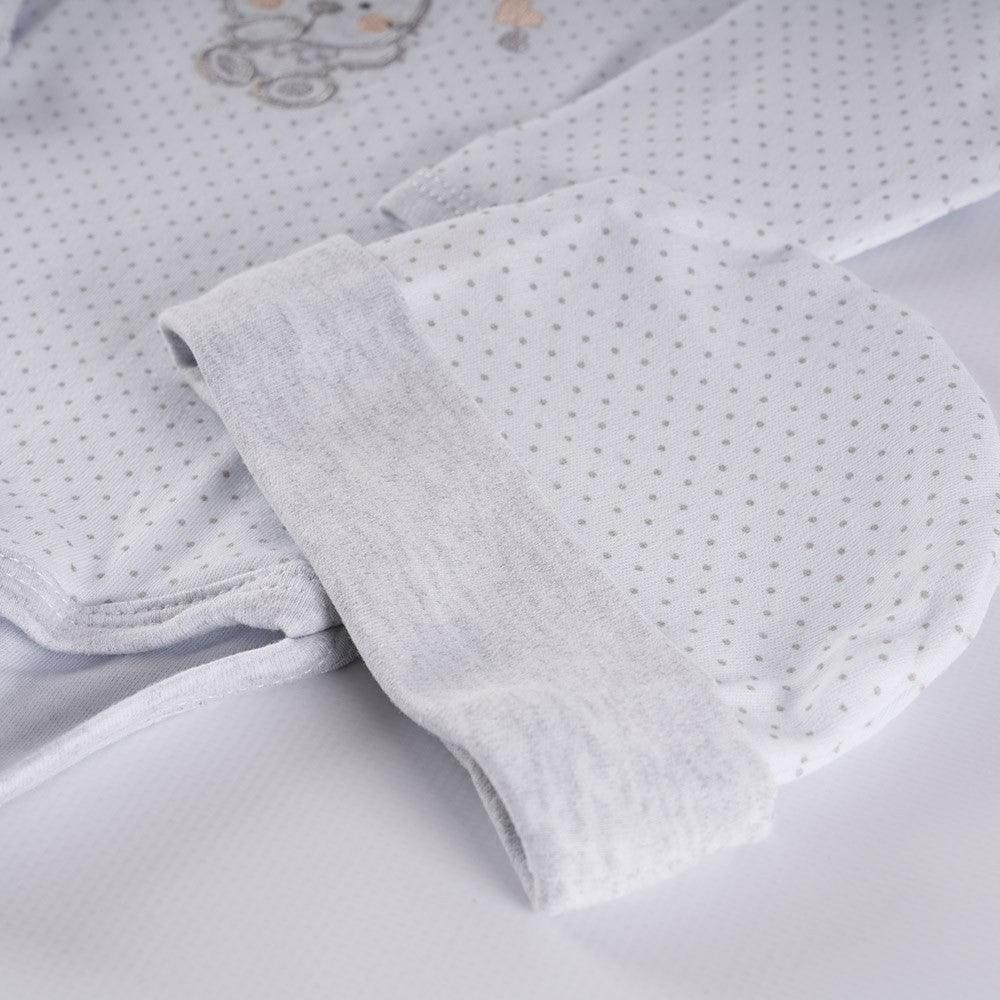 Primera Puesta Paritorio Bebé Personalizada Conejito Gris Nanetes - Nanetes #