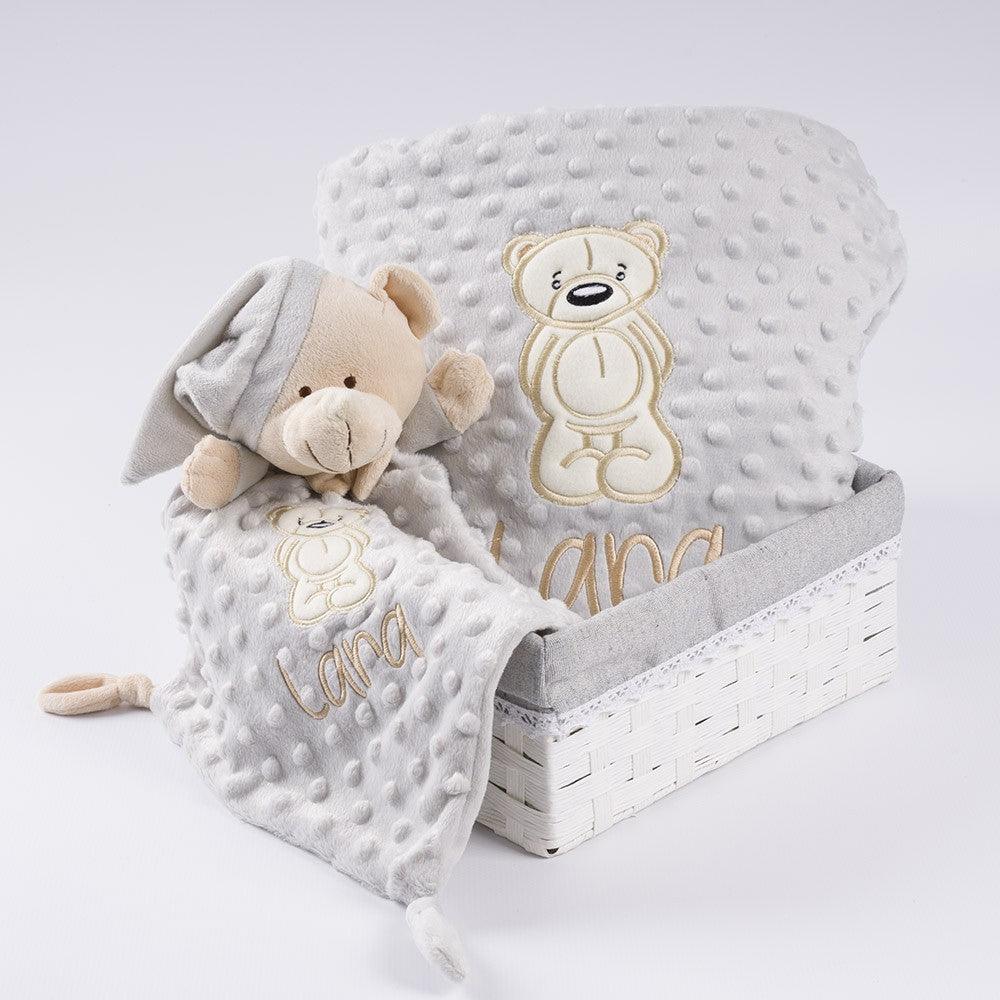 Pack manta + dou dou For Baby personalizados