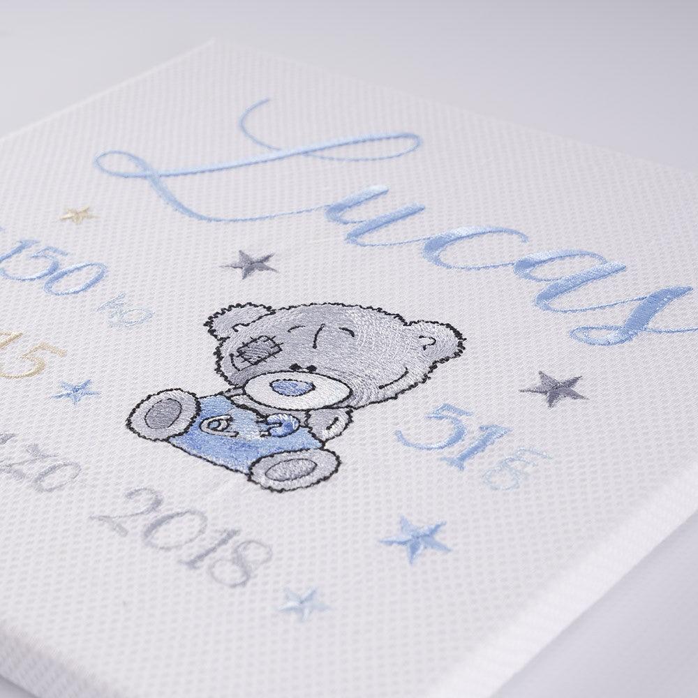 Cuadro Datos Nacimiento Bebé Personalizado Nanetes Osito - Nanetes #