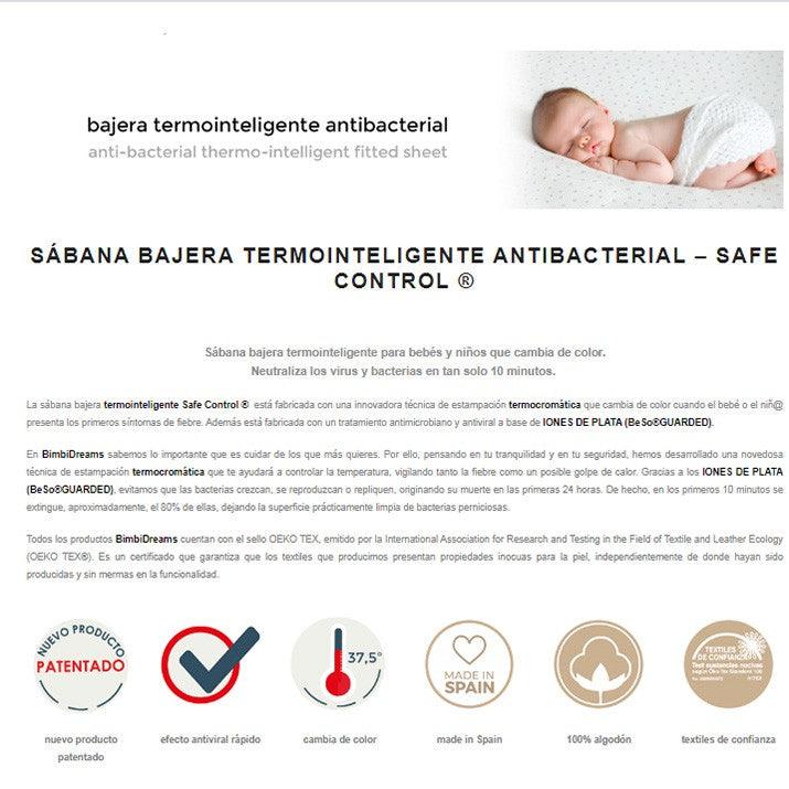 Sábana Bajera Termointeligente BeSoGuarded BimbiDreams - Nanetes #