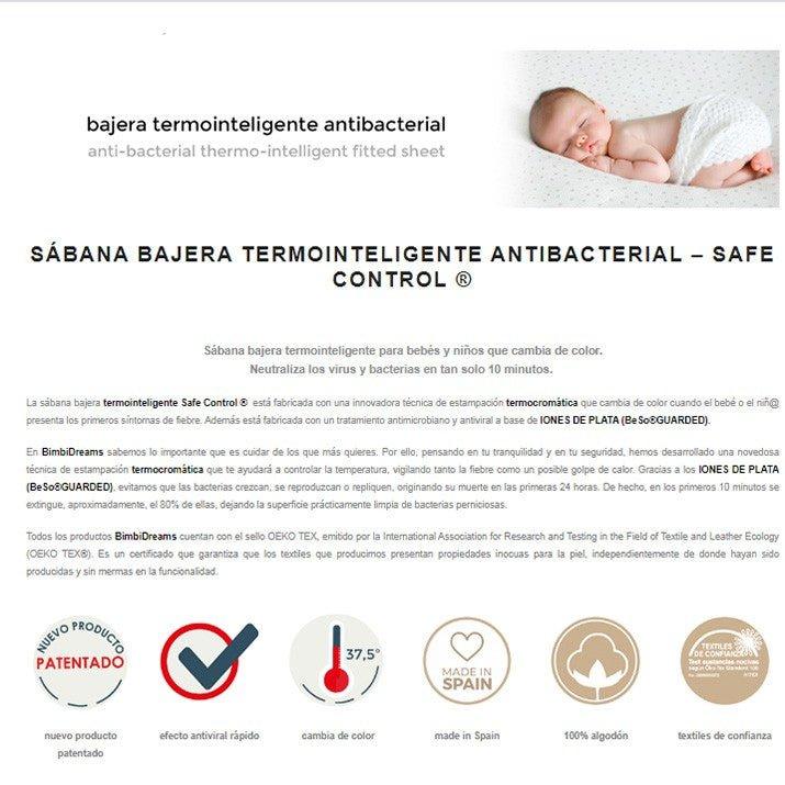 Bajera Impermeable 2en1 Sábana Termointeligente BeSoGuarded BimbiDreams - Nanetes #