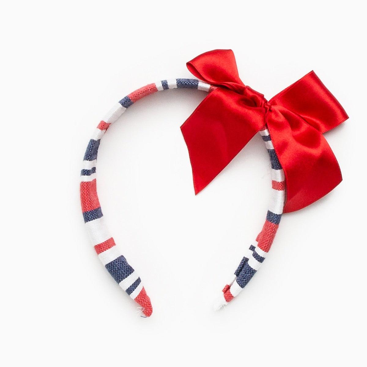 Diadema Juliana J3180 Rayas Rojas - Nanetes #