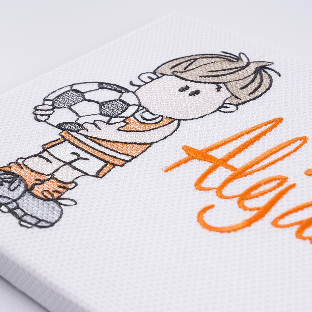 Cuadro Infantil Personalizado Nanetes Lienzo Niño Futbol - Nanetes #