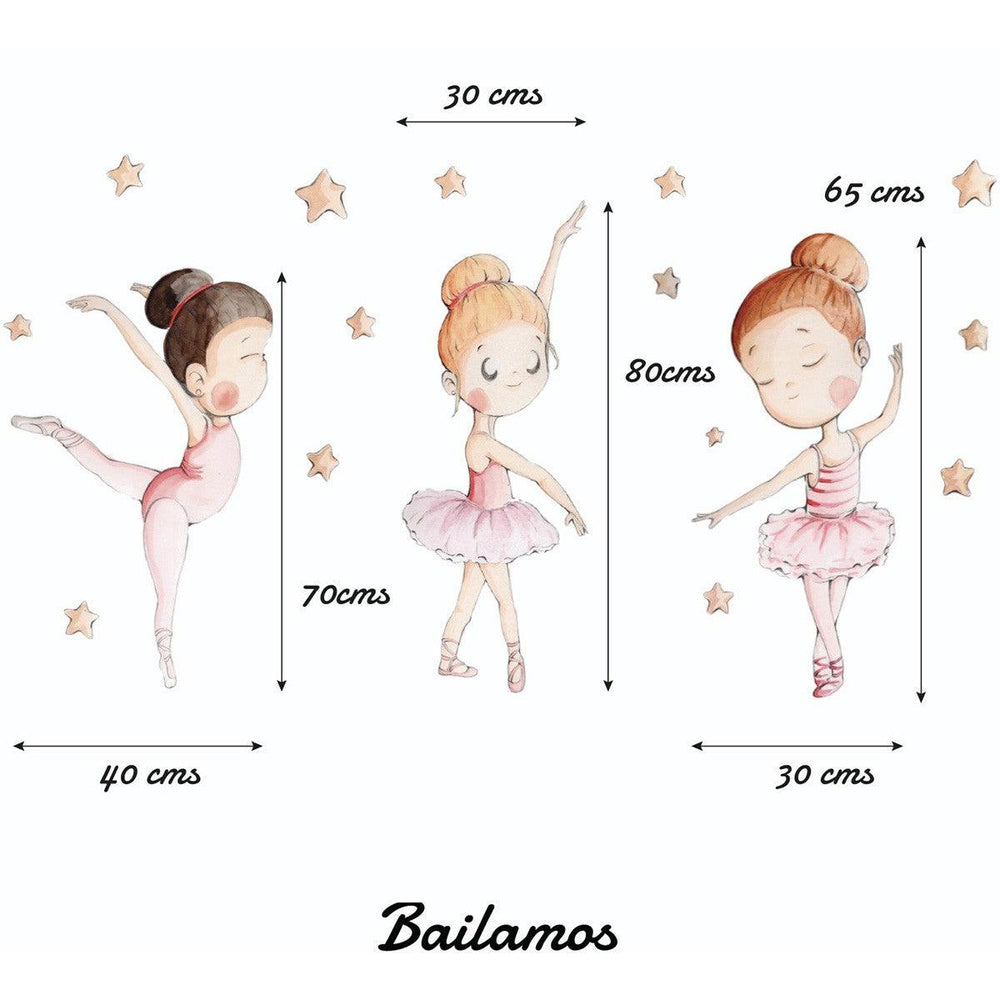 Vinilo Infantil Bailamos Sueños Cigüeña - Nanetes #