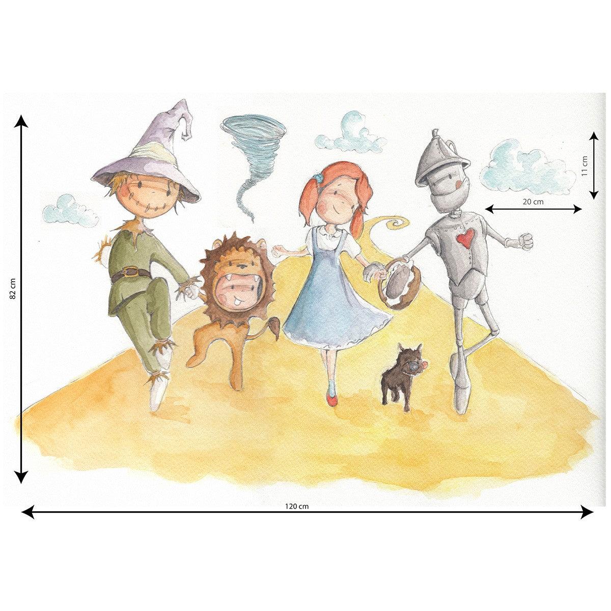 Vinilo Infantil Decorativo El Mago de Oz Sueños de Cigüeña - Nanetes #