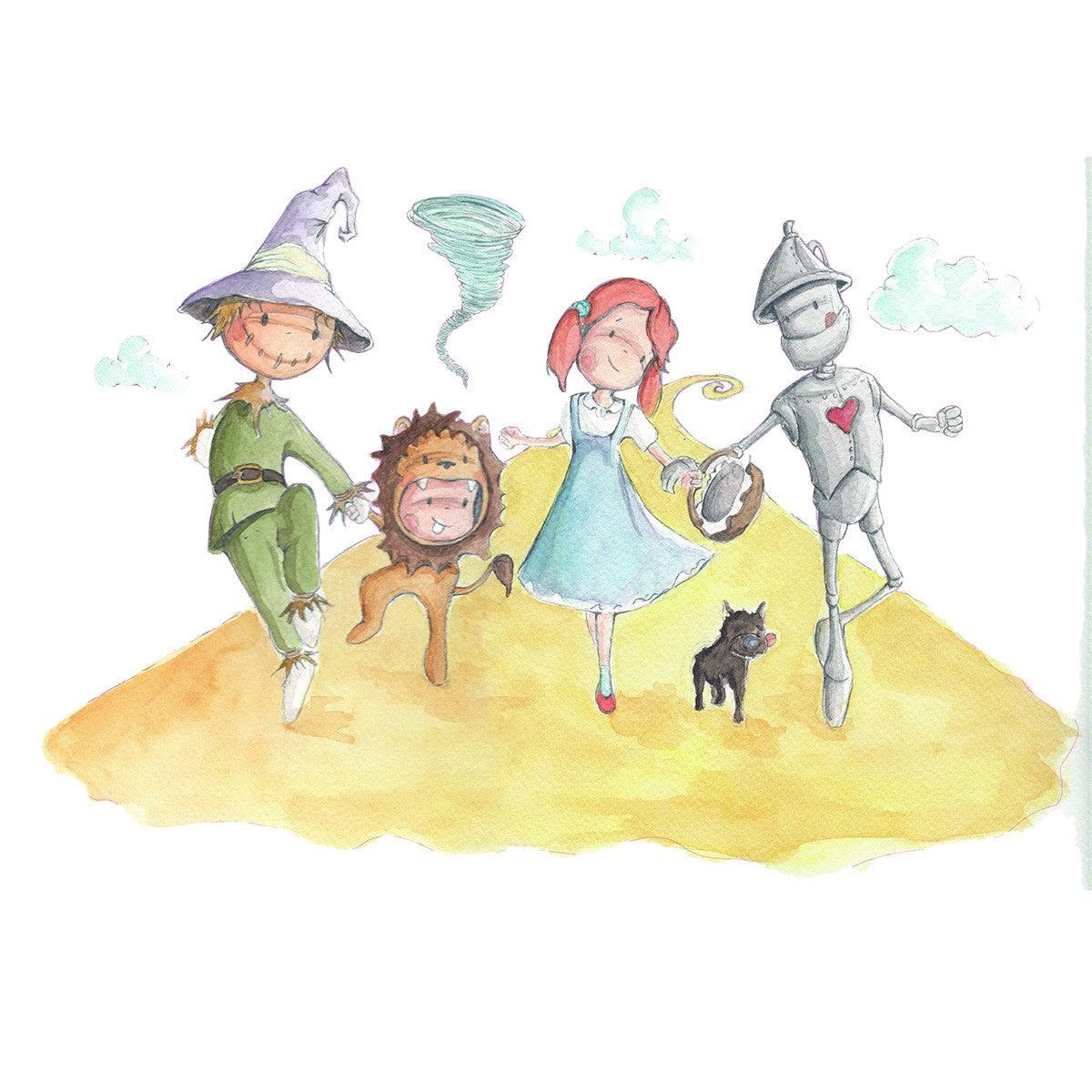 Vinilo Infantil Decorativo El Mago de Oz Sueños de Cigüeña - Nanetes #