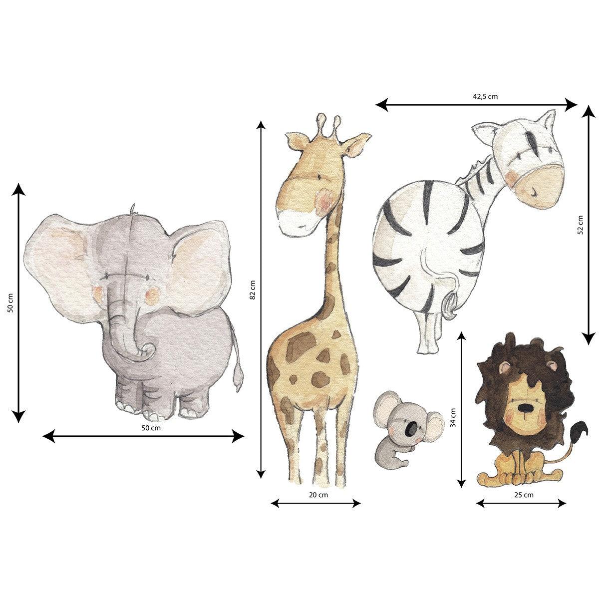 Vinilo Decorativo Infantil Madagascar Sueños de Cigüeña - Nanetes #