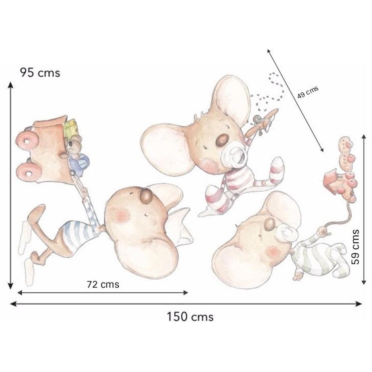 Vinilo Infantil Habitación de Juegos - Nanetes #